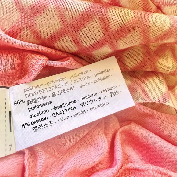 Zara Tulle Maxi Slip Dress geometric print size medium - Picture 14 of 14